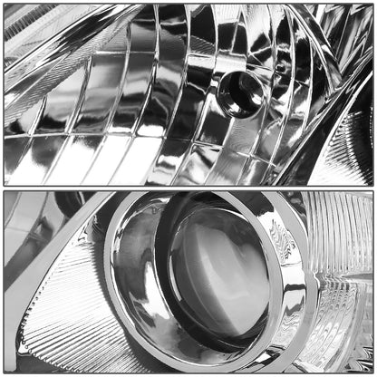 FAROS 10-11 TOYOTA CAMRY - PROJECTOR - H11 LOW BEAM / 9005 HIGH BEAM / 7440A TURN SIGNAL - CHROME HOUSING / CLEAR CORNER