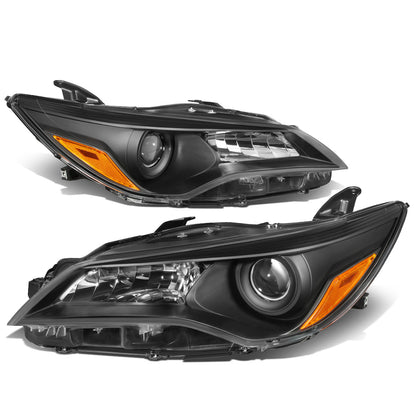 FAROS 15-17 TOYOTA CAMRY - FITS MODELS W/ HALOGEN HEADLIGHTS - PROJECTOR LOW BEAM - 9005 HIGH / H11 LOW BEAM - BLACK HOUSING / AMBER CORNER