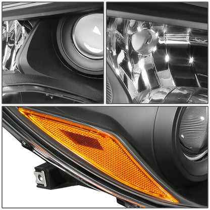 FAROS 15-17 TOYOTA CAMRY - FITS MODELS W/ HALOGEN HEADLIGHTS - PROJECTOR LOW BEAM - 9005 HIGH / H11 LOW BEAM - BLACK HOUSING / AMBER CORNER