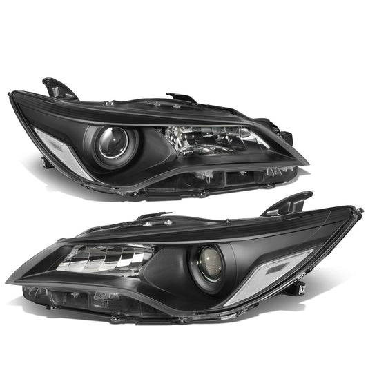 FAROS 15-17 TOYOTA CAMRY - FITS MODELS W/ HALOGEN HEADLIGHTS - PROJECTOR LOW BEAM - 9005 HIGH / H11 LOW BEAM - BLACK HOUSING / CLEAR CORNER