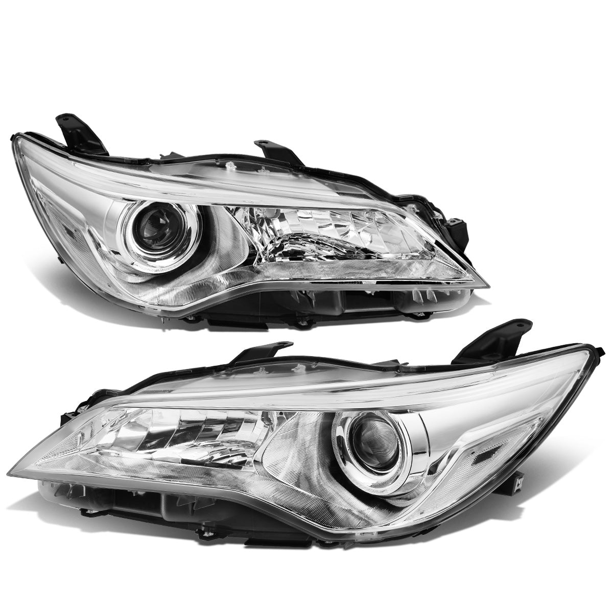 FAROS 15-17 TOYOTA CAMRY - FITS MODELS W/ HALOGEN HEADLIGHTS - PROJECTOR LOW BEAM - 9005 HIGH / H11 LOW BEAM - CHROME HOUSING / CLEAR CORNER