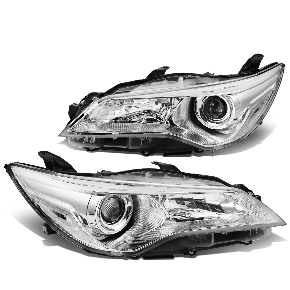 FAROS 15-17 TOYOTA CAMRY - FITS MODELS W/ HALOGEN HEADLIGHTS - PROJECTOR LOW BEAM - 9005 HIGH / H11 LOW BEAM - CHROME HOUSING / CLEAR CORNER