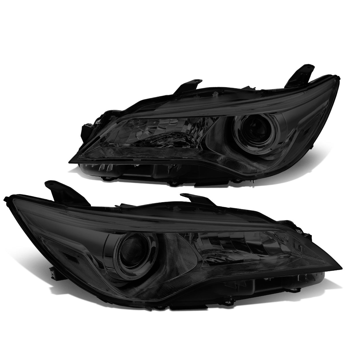 FAROS 15-17 TOYOTA CAMRY - FITS MODELS W/ HALOGEN HEADLIGHTS - PROJECTOR LOW BEAM - 9005 HIGH / H11 LOW BEAM - SMOKE HOUSING / CLEAR CORNER