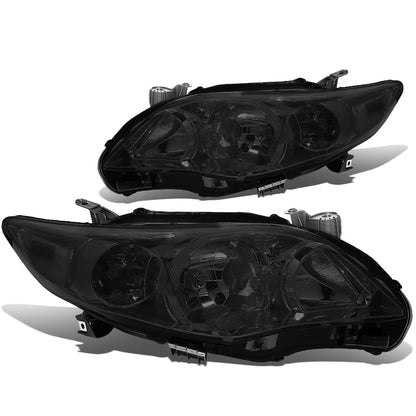 FAROS 11-13 TOYOTA COROLLA - 9006 LOW BEAM / 9005 HIGH BEAM / 3457A TURN SIGNAL - SMOKE HOUSING / CLEAR CORNER