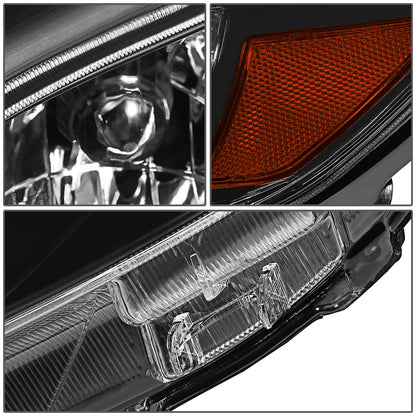 FAROS 08-10 TOYOTA HIGHLANDER - H4 LOW BEAM / HIGH BEAM / 7440A TURN SIGNAL - SMOKE HOUSING / AMBER CORNER