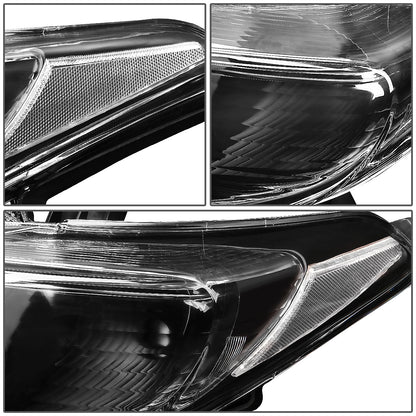 FAROS 11-13 TOYOTA HIGHLANDER - PROJECTOR - 9005 LOW BEAM / H11 HIGH BEAM / 3457A TURN SIGNAL - BLACK HOUSING / CLEAR CORNER