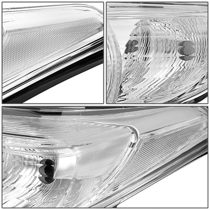 FAROS 11-13 TOYOTA HIGHLANDER - PROJECTOR - 9005 LOW BEAM / H11 HIGH BEAM / 3457A TURN SIGNAL - CHROME HOUSING / CLEAR CORNER