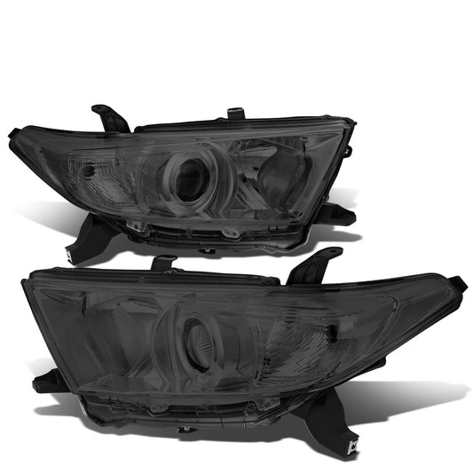 FAROS 11-13 TOYOTA HIGHLANDER - PROJECTOR - 9005 LOW BEAM / H11 HIGH BEAM / 3457A TURN SIGNAL - SMOKE HOUSING / CLEAR CORNER
