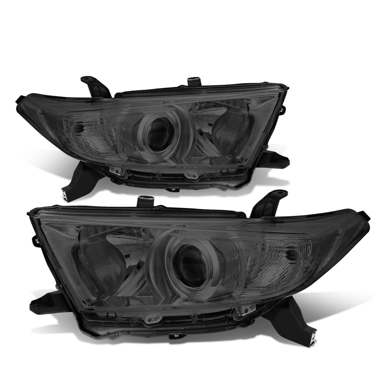 FAROS 11-13 TOYOTA HIGHLANDER - PROJECTOR - 9005 LOW BEAM / H11 HIGH BEAM / 3457A TURN SIGNAL - SMOKE HOUSING / CLEAR CORNER