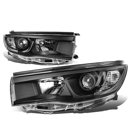FAROS 14-16 TOYOTA HIGHLANDER - PROJECTOR - 9005 LOW BEAM / H11 HIGH BEAM / 7444NA TURN SIGNAL - BLACK HOUSING / CLEAR CORNER