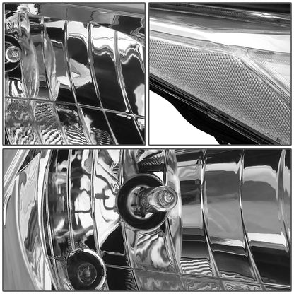 FAROS 14-16 TOYOTA HIGHLANDER - PROJECTOR - 9005 LOW BEAM / H11 HIGH BEAM / 7444NA TURN SIGNAL - CHROME HOUSING / CLEAR CORNER