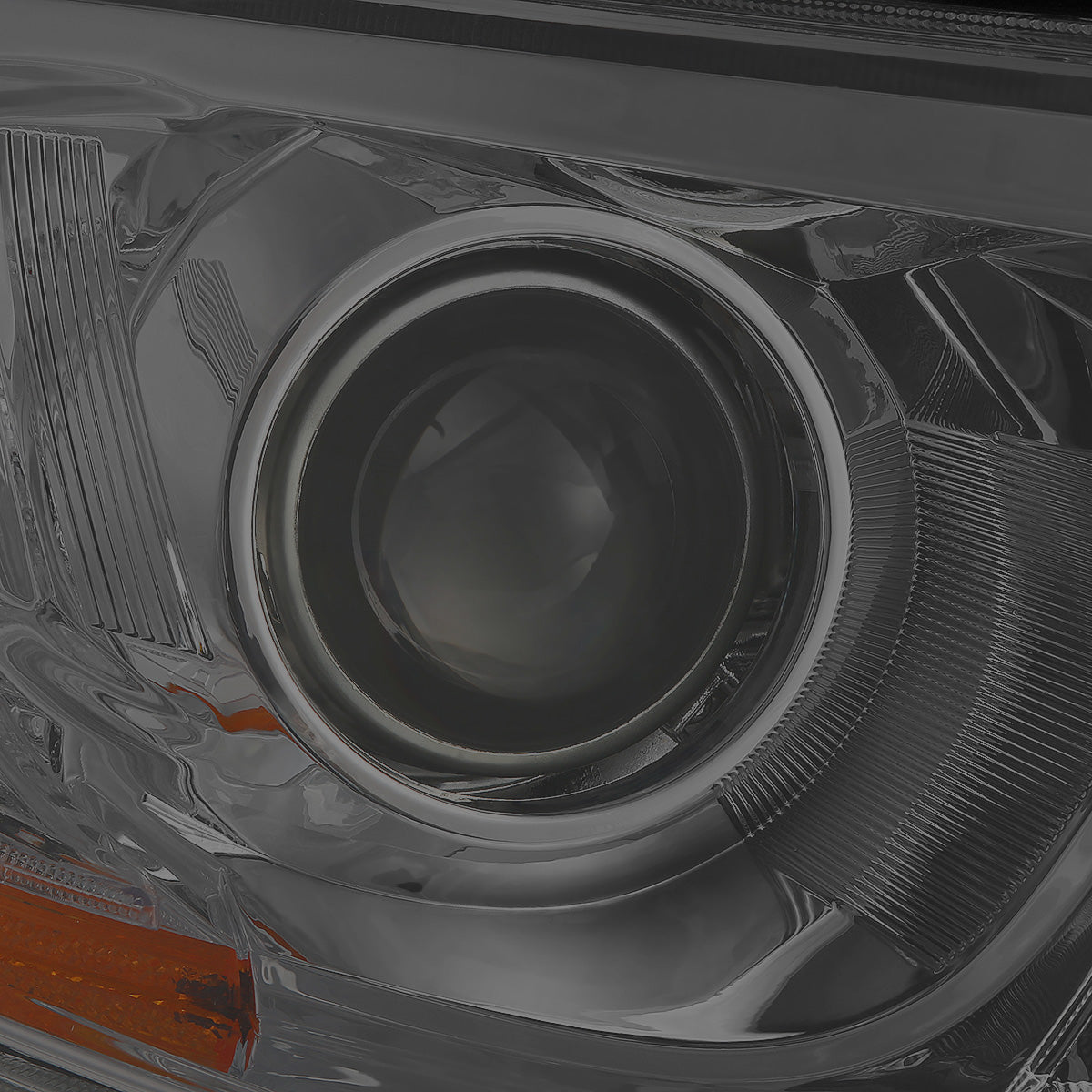FAROS 14-16 TOYOTA HIGHLANDER - PROJECTOR - 9005 LOW BEAM / H11 HIGH BEAM / 7444NA TURN SIGNAL - SMOKE HOUSING / AMBER CORNER