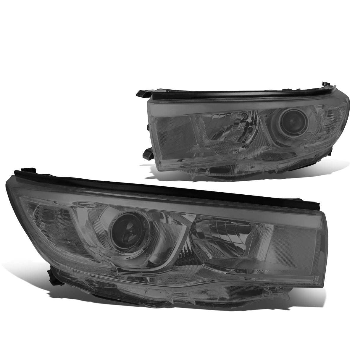 FAROS 14-16 TOYOTA HIGHLANDER - PROJECTOR - 9005 LOW BEAM / H11 HIGH BEAM / 7444NA TURN SIGNAL - SMOKE HOUSING / CLEAR CORNER