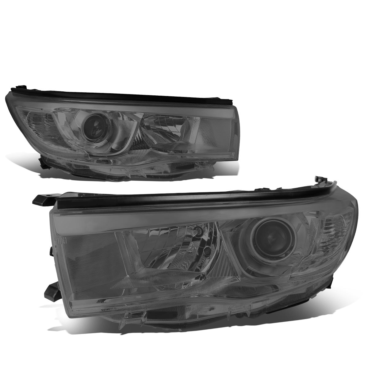 FAROS 14-16 TOYOTA HIGHLANDER - PROJECTOR - 9005 LOW BEAM / H11 HIGH BEAM / 7444NA TURN SIGNAL - SMOKE HOUSING / CLEAR CORNER