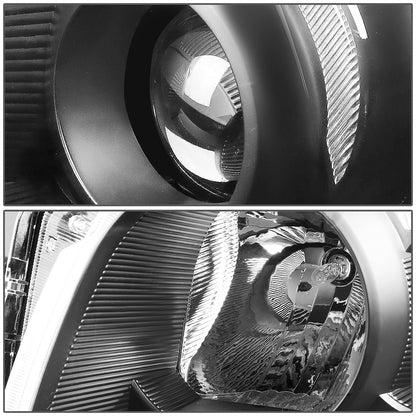 FAROS 09-12 TOYOTA RAV4 - PROJECTOR - H11 LOW BEAM / 9005 HIGH BEAM / 7443A TURN SIGNAL - BLACK HOUSING / AMBER CORNER