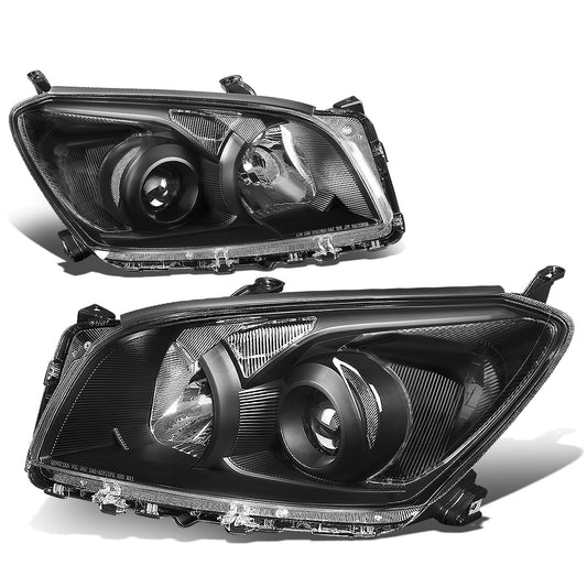 FAROS 09-12 TOYOTA RAV4 - PROJECTOR - H11 LOW BEAM / 9005 HIGH BEAM / 7443A TURN SIGNAL - BLACK HOUSING / CLEAR CORNER