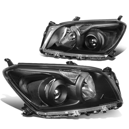 FAROS 09-12 TOYOTA RAV4 - PROJECTOR - H11 LOW BEAM / 9005 HIGH BEAM / 7443A TURN SIGNAL - BLACK HOUSING / CLEAR CORNER