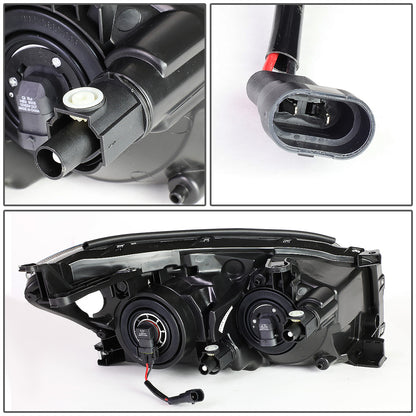 FAROS 09-12 TOYOTA RAV4 - PROJECTOR - H11 LOW BEAM / 9005 HIGH BEAM / 7443A TURN SIGNAL - CHROME HOUSING / AMBER CORNER