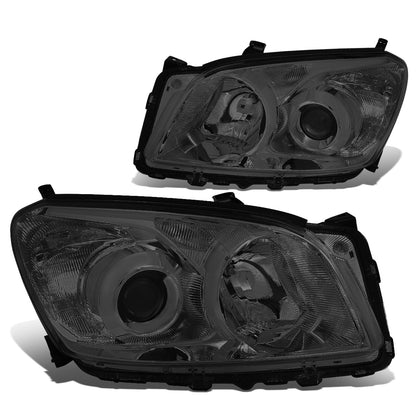 FAROS 09-12 TOYOTA RAV4 - PROJECTOR - H11 LOW BEAM / 9005 HIGH BEAM / 7443A TURN SIGNAL - SMOKE HOUSING / CLEAR CORNER