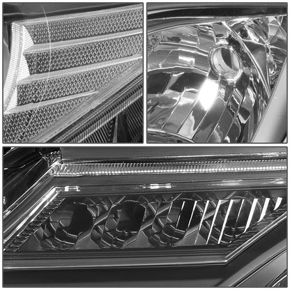 FAROS 13-15 TOYOTA RAV4 - PROJECTOR - H11 LOW BEAM / 9005 HIGH BEAM / 3457A TURN SIGNAL - BLACK HOUSING / CLEAR CORNER