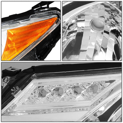 FAROS 13-15 TOYOTA RAV4 - PROJECTOR - H11 LOW BEAM / 9005 HIGH BEAM / 3457A TURN SIGNAL - CHROME HOUSING / AMBER CORNER