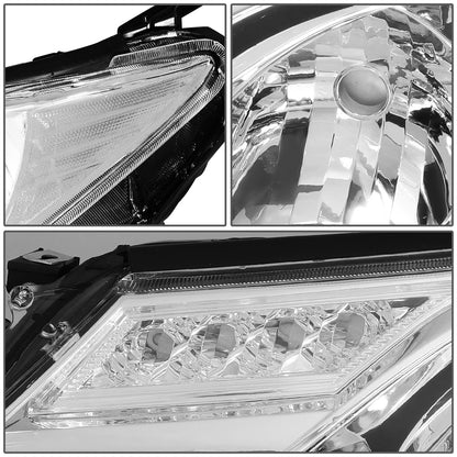 FAROS 13-15 TOYOTA RAV4 - PROJECTOR - H11 LOW BEAM / 9005 HIGH BEAM / 3457A TURN SIGNAL - CHROME HOUSING / CLEAR CORNER