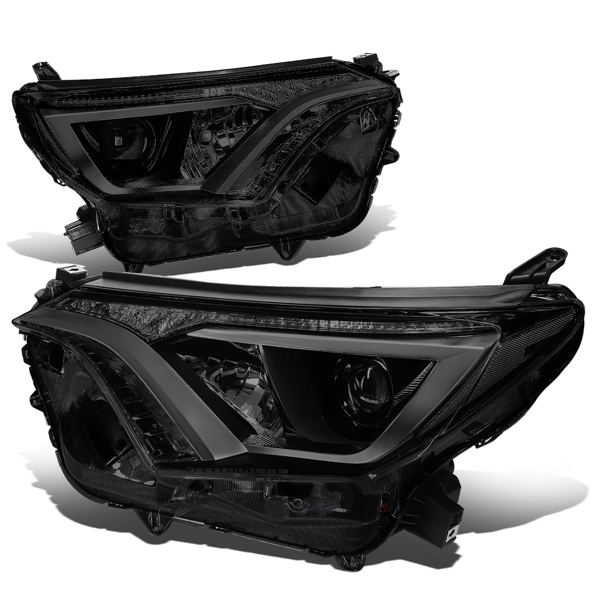 FAROS 16-18 TOYOTA RAV4 - PROJECTOR LOW BEAM - 9012 HIGH / LOW BEAM - SMOKE HOUSING / CLEAR CORNER