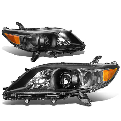 FAROS 11-17 TOYOTA SIENNA XL30 - FITS MODELS W/ HALOGEN HEADLIGHTS ONLY - PROJECTOR - H11 LOW BEAM / 9005 HIGH BEAM / 3457A TURN SIGNAL - BLACK HOUSING / AMBER CORNER