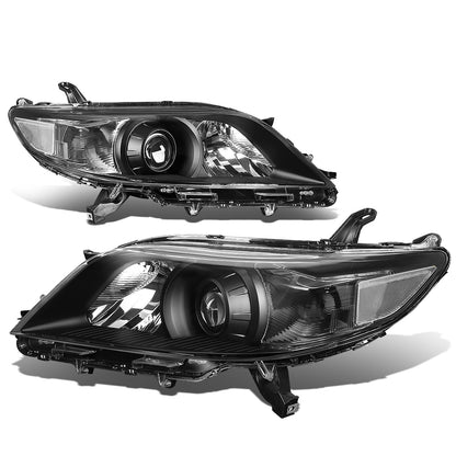 FAROS 11-17 TOYOTA SIENNA XL30 - FITS MODELS W/ HALOGEN HEADLIGHTS ONLY - PROJECTOR - H11 LOW BEAM / 9005 HIGH BEAM / 3457A TURN SIGNAL - BLACK HOUSING / CLEAR CORNER
