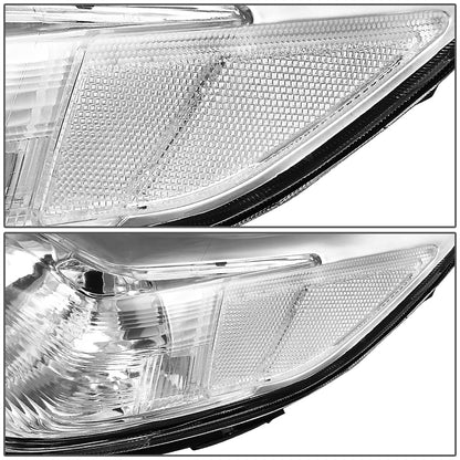 FAROS 11-17 TOYOTA SIENNA XL30 - FITS MODELS W/ HALOGEN HEADLIGHTS ONLY - PROJECTOR - H11 LOW BEAM / 9005 HIGH BEAM / 3457A TURN SIGNAL - CHROME HOUSING / CLEAR CORNER