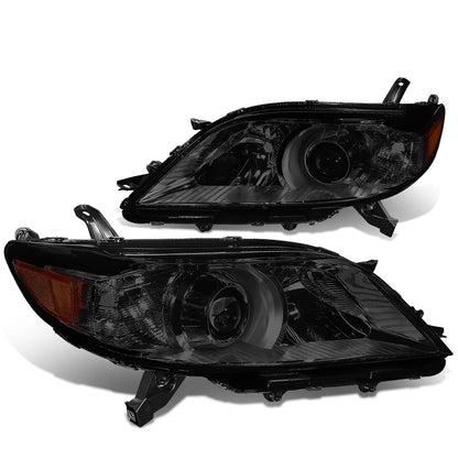 FAROS 11-17 TOYOTA SIENNA XL30 - FITS MODELS W/ HALOGEN HEADLIGHTS ONLY - PROJECTOR - H11 LOW BEAM / 9005 HIGH BEAM / 3457A TURN SIGNAL - SMOKE HOUSING / AMBER CORNER