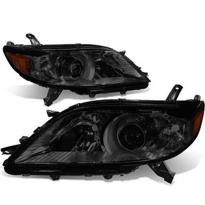 FAROS 11-17 TOYOTA SIENNA XL30 - FITS MODELS W/ HALOGEN HEADLIGHTS ONLY - PROJECTOR - H11 LOW BEAM / 9005 HIGH BEAM / 3457A TURN SIGNAL - SMOKE HOUSING / AMBER CORNER