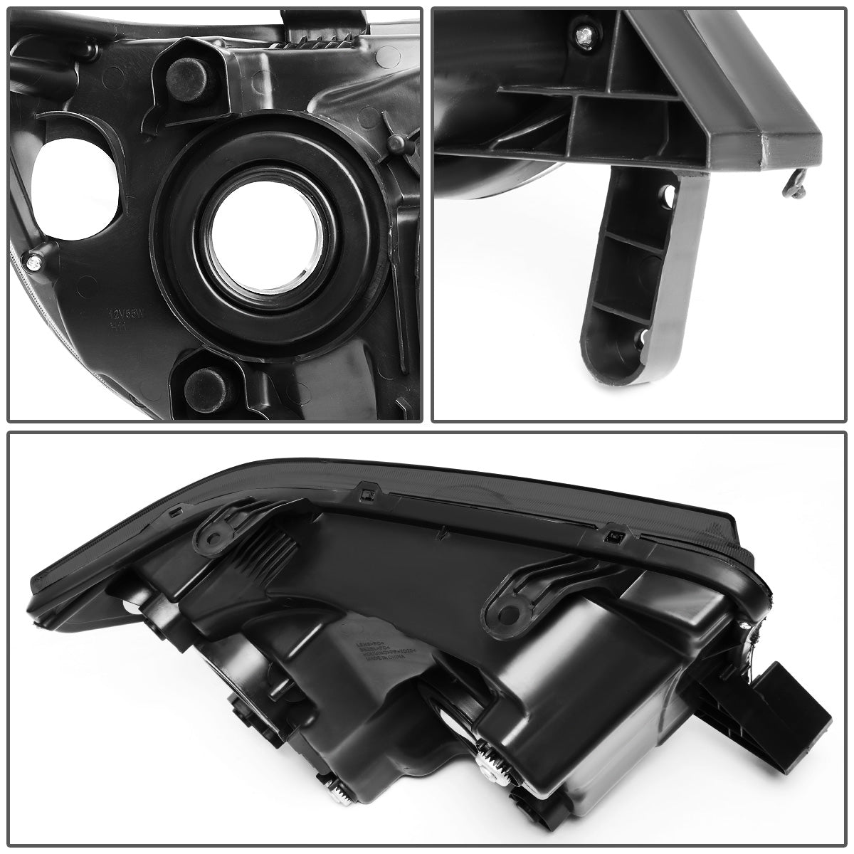 FAROS 07-13 TOYOTA TUNDRA / 08-17 TOYOTA SEQUOIA - DOES NOT FIT 09-12 TUNDRA W/ HEADLIGHT LEVEL ADJUSTER - DOES NOT FIT '12 SEQUOIA WITH HEADLIGHT WASHER - H11 LOW BEAM / 9005 HIGH BEAM / 4157NA TURN SIGNAL - BLACK HOUSING / SMOKE LENS / CLEAR CORNER