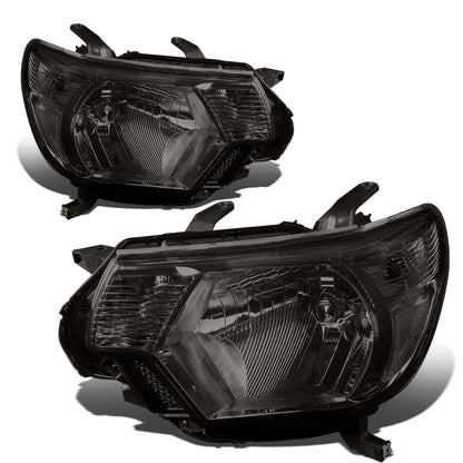 FAROS 12-15 TOYOTA TACOMA - H4 LOW BEAM / HIGH BEAM / 4157NA TURN SIGNAL - SMOKE HOUSING / CLEAR CORNER