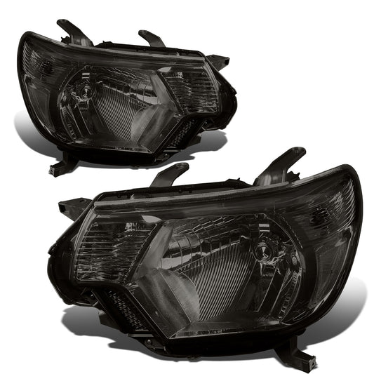 FAROS 12-15 TOYOTA TACOMA - H4 LOW BEAM / HIGH BEAM / 4157NA TURN SIGNAL - SMOKE HOUSING / CLEAR CORNER