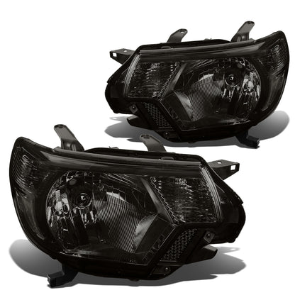 FAROS 12-15 TOYOTA TACOMA - H4 LOW BEAM / HIGH BEAM / 4157NA TURN SIGNAL - SMOKE HOUSING / CLEAR CORNER