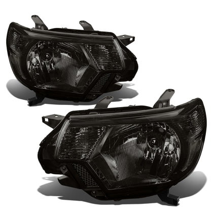 FAROS 12-15 TOYOTA TACOMA - H4 LOW BEAM / HIGH BEAM / 4157NA TURN SIGNAL - SMOKE HOUSING / CLEAR CORNER