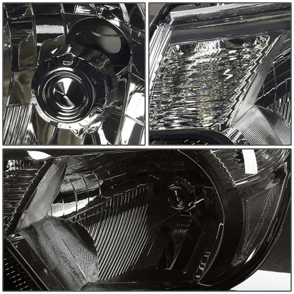 FAROS 12-15 TOYOTA TACOMA - H4 LOW BEAM / HIGH BEAM / 4157NA TURN SIGNAL - SMOKE HOUSING / CLEAR CORNER