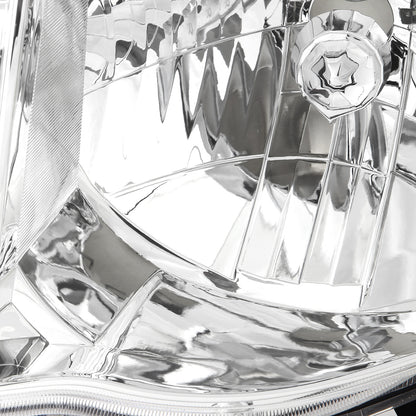 FAROS 05-11 TOYOTA TACOMA - OE STYLE - H4 HIGH / LOW BEAM / 4157NA TURN SIGNAL - CHROME HOUSING / AMBER CORNER