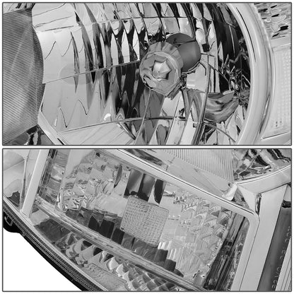 FAROS 05-11 TOYOTA TACOMA - OE STYLE - H4 HIGH / LOW BEAM / 4157NA TURN SIGNAL - CHROME HOUSING / CLEAR CORNER