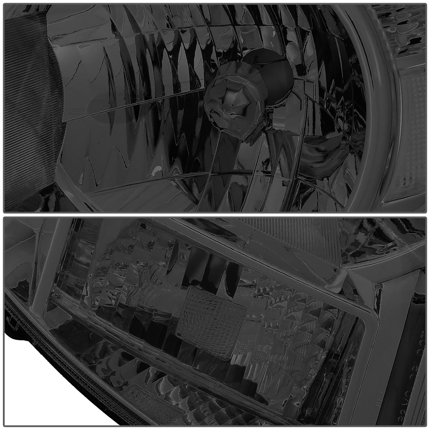 FAROS 05-11 TOYOTA TACOMA - OE STYLE - H4 HIGH / LOW BEAM / 4157NA TURN SIGNAL - CHROME HOUSING / SMOKED LENS / CLEAR CORNER