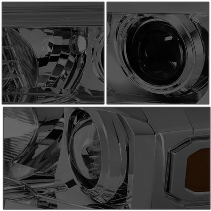 FAROS 16-18 TOYOTA TACOMA - FITS MODELS W/O LED RUNNING LIGHTS - PROJECTOR - H11 LOW / H9 HIGH / 7440 SIGNAL / 2825 MARKER - SMOKE HOUSING / AMBER CORNER