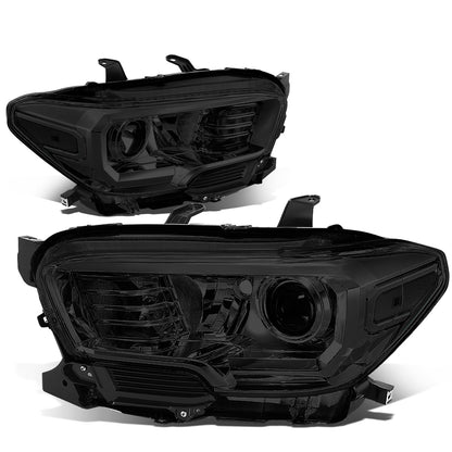 FAROS 16-18 TOYOTA TACOMA - FITS MODELS W/O LED RUNNING LIGHTS - PROJECTOR - H11 LOW / H9 HIGH / 7440 SIGNAL / 2825 MARKER - SMOKE HOUSING / CLEAR CORNER