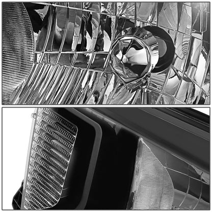 FAROS 14-17 TOYOTA TUNDRA - H4 LOW BEAM / HIGH BEAM / 4157NA TURN SIGNAL - BLACK HOUSING / CLEAR CORNER