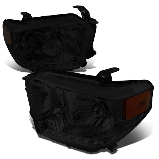FAROS 14-17 TOYOTA TUNDRA - H4 LOW BEAM / HIGH BEAM / 4157NA TURN SIGNAL - SMOKE HOUSING / AMBER CORNER
