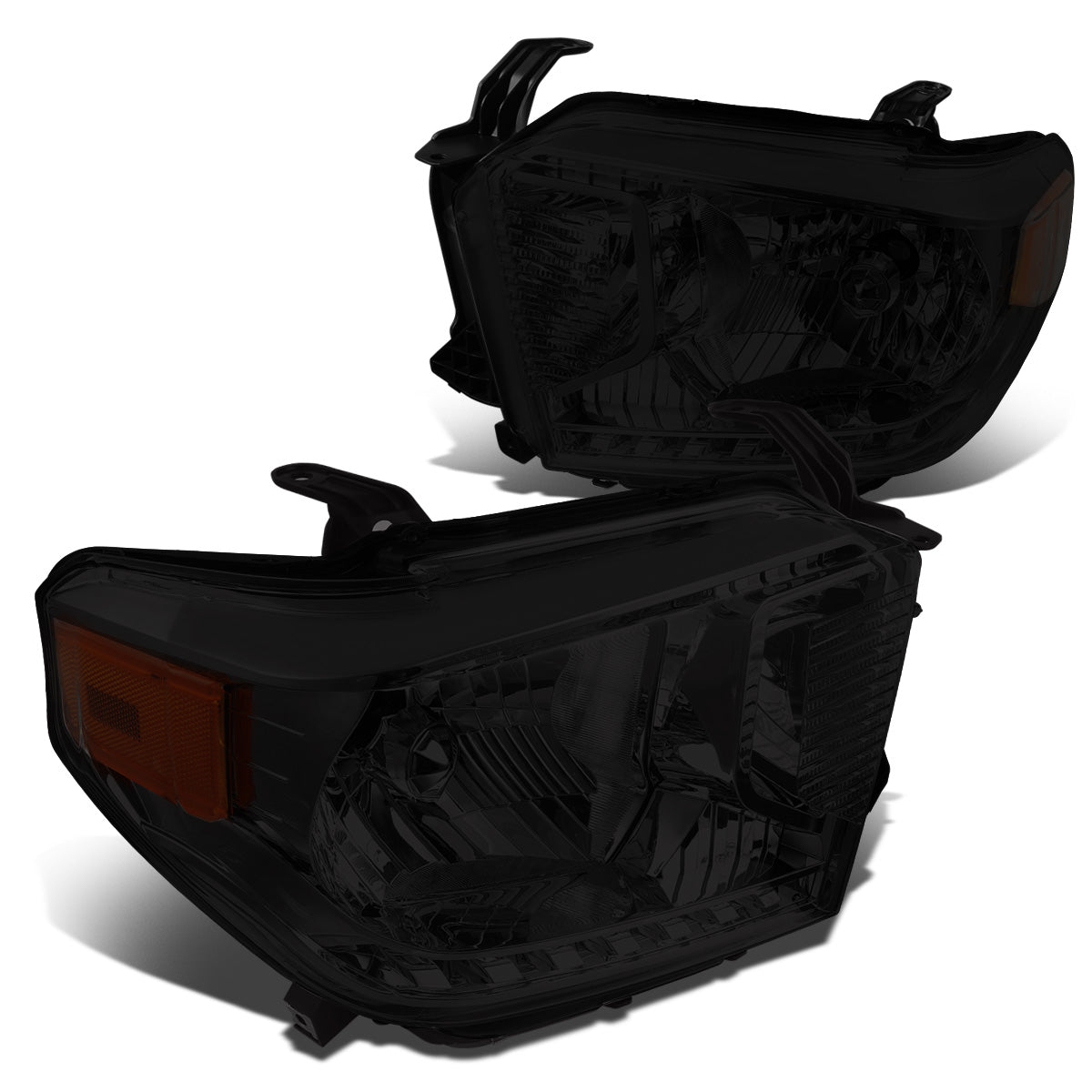 FAROS 14-17 TOYOTA TUNDRA - H4 LOW BEAM / HIGH BEAM / 4157NA TURN SIGNAL - SMOKE HOUSING / AMBER CORNER