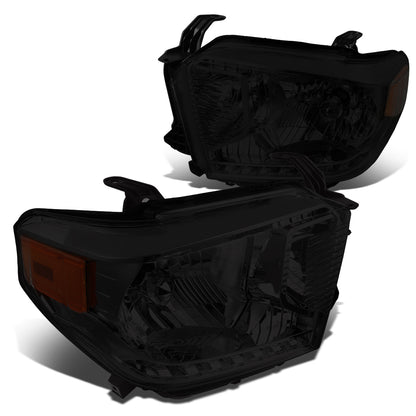 FAROS 14-17 TOYOTA TUNDRA - H4 LOW BEAM / HIGH BEAM / 4157NA TURN SIGNAL - SMOKE HOUSING / AMBER CORNER