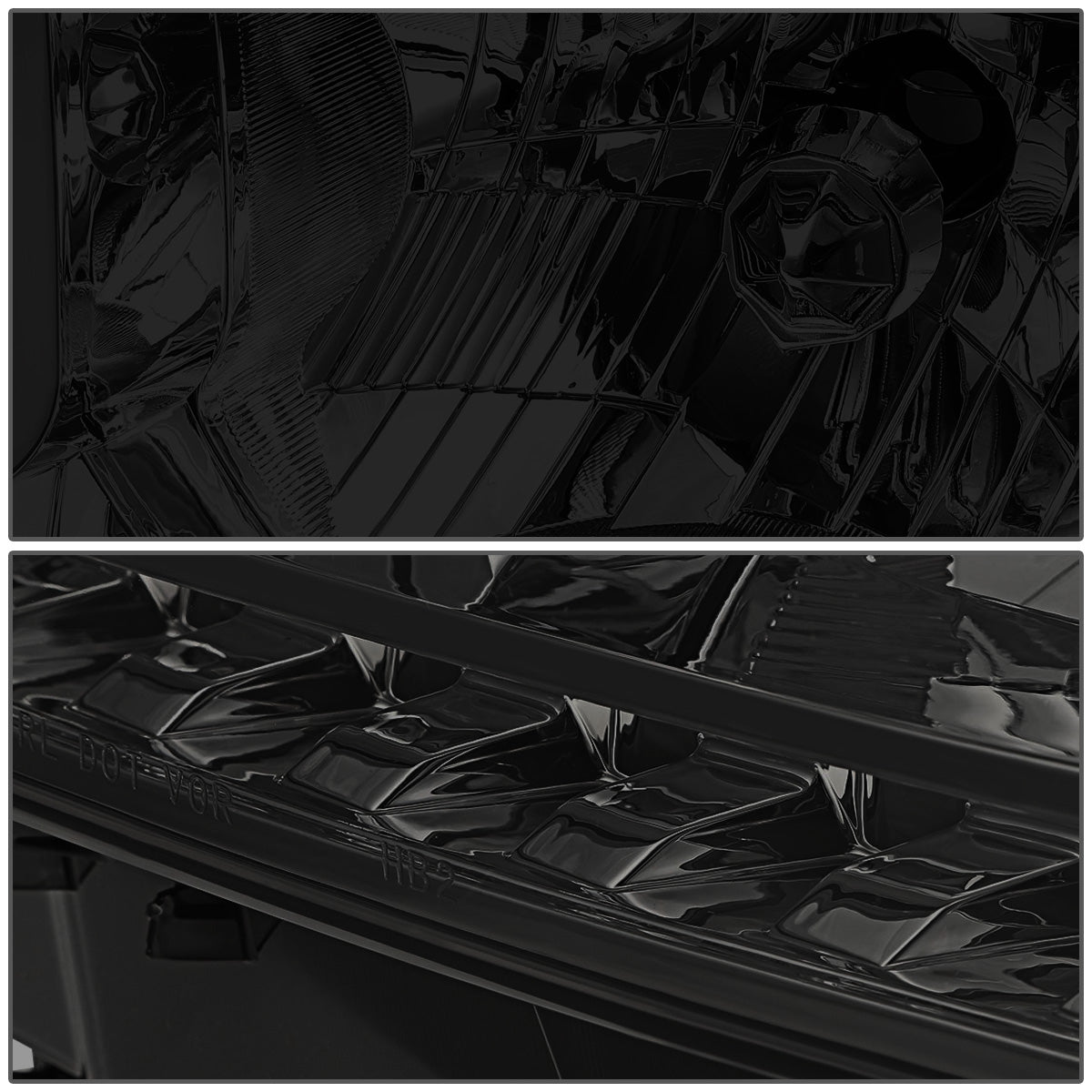 FAROS 14-17 TOYOTA TUNDRA - H4 LOW BEAM / HIGH BEAM / 4157NA TURN SIGNAL - SMOKE HOUSING / AMBER CORNER