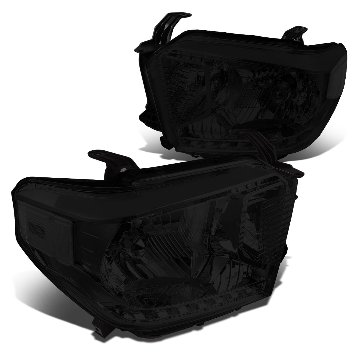 FAROS 14-17 TOYOTA TUNDRA - H4 LOW BEAM / HIGH BEAM / 4157NA TURN SIGNAL - SMOKE HOUSING / CLEAR CORNER