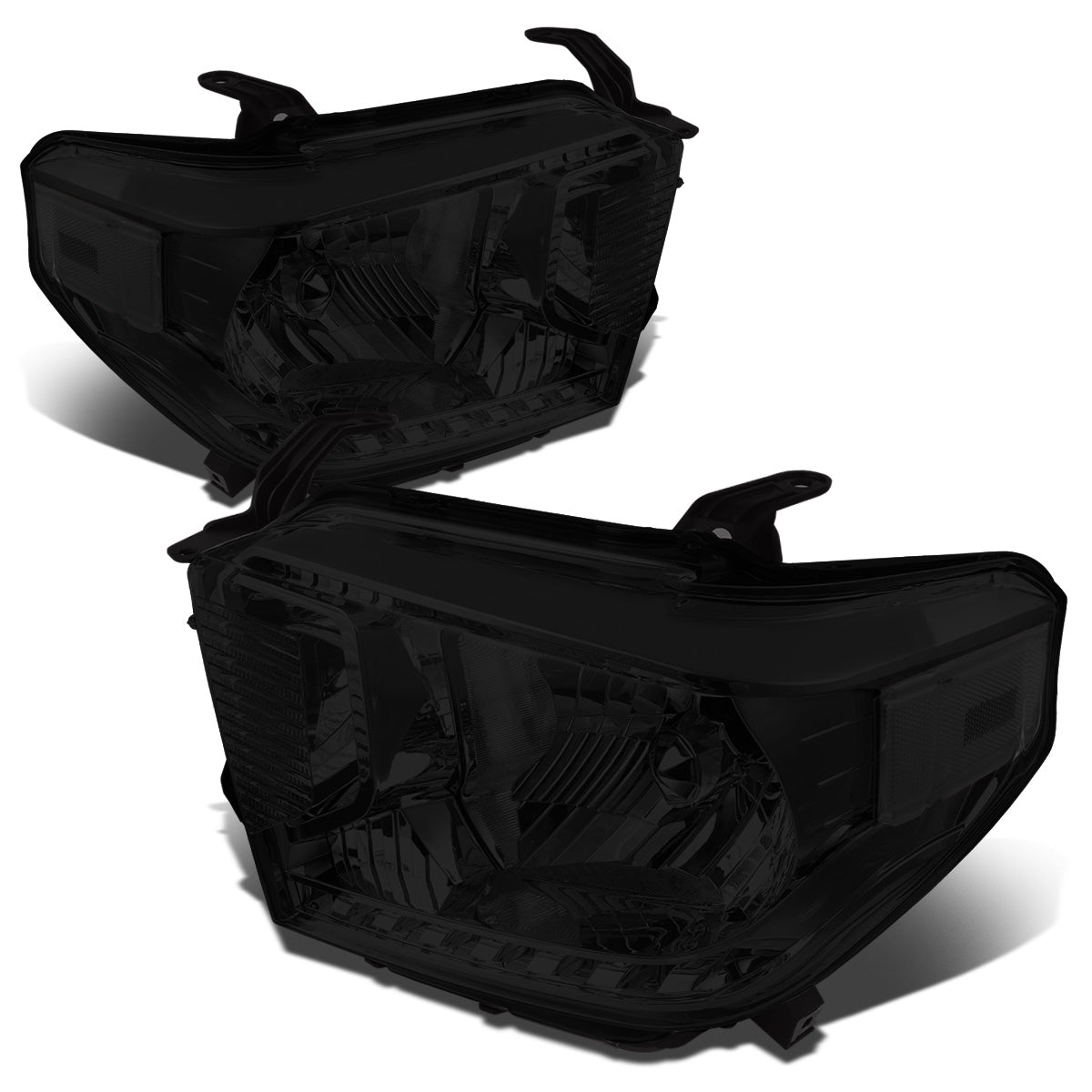 FAROS 14-17 TOYOTA TUNDRA - H4 LOW BEAM / HIGH BEAM / 4157NA TURN SIGNAL - SMOKE HOUSING / CLEAR CORNER